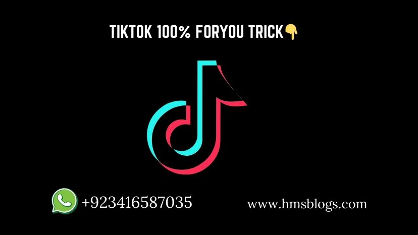 TIKTOK 100% FORYOU TRICK