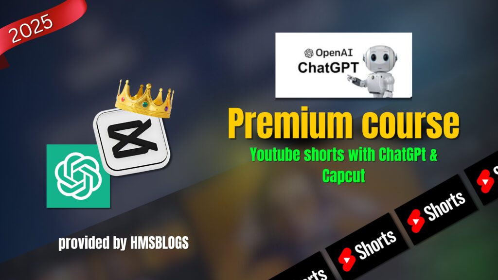 youtube shorts with chatgpt and capcut